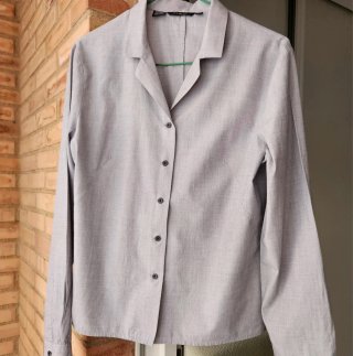 Camisa Gris Zara