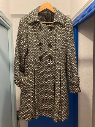 Abrigo de invierno estampado