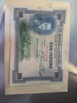 Billete 100 Pesetas 1925 Banco de España