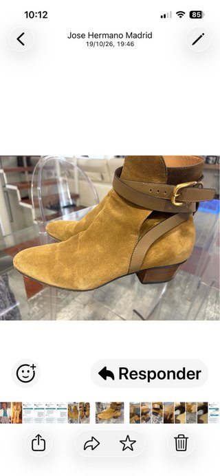 Botines Gucci de Ante Talla 38