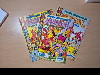 3 Cómics de MAZINGER-Z en perfecto estado