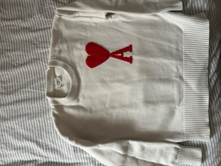 Jersey Ami Paris Blanco