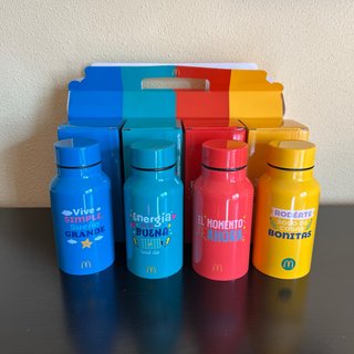 Set di 4 bottiglie McDonald's