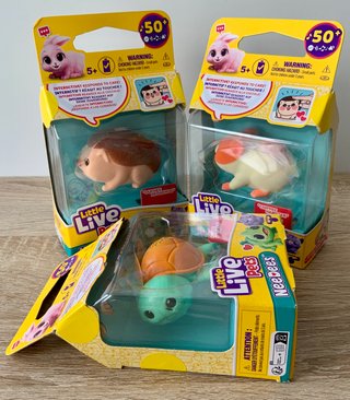 Lote 3 Mascotas Interactivas Little Live Pets