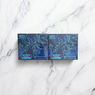 2 Scatole Elite Trainer Box Pokémon Center Fatale Flammen