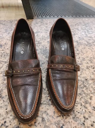 Zapatos de mujer Blanco marrones Talla 39