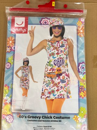 Disfraz 60's Groovy Chick Smiffys Talla S