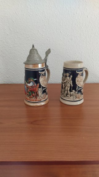 Set de 2 Jarras de Cerveza Alemanas