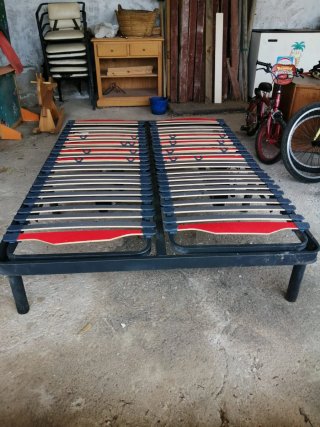 Cama articulada 135cm con dos colchones