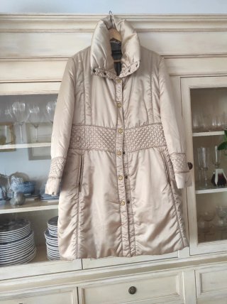 Abrigo largo beige