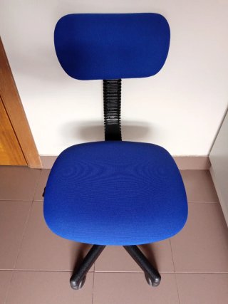 Silla de Escritorio, Tela Azul