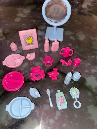 Set bebè barbie accessori