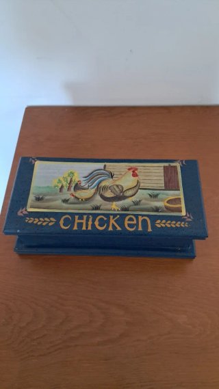 Caja Joyero Decorativa Azul