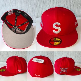 Gorra New Era x Supreme S Roja 59FIFTY 7 3/8