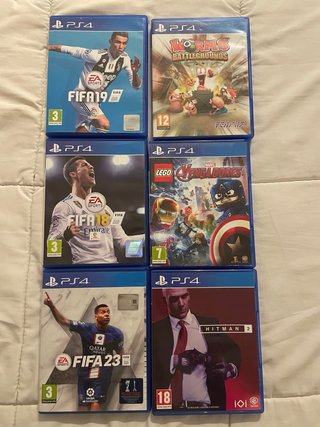Lote de 6 Juegos para PS4