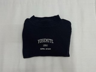 Camiseta manga larga negra Bershka