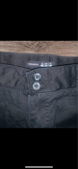 Pantaloni Cargo Joggers Terranova Neri