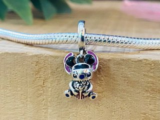 Charm Stitch Orejas Mickey con Palomitas - Plata