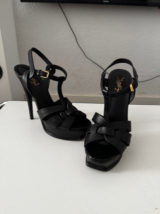 Sandalias Tribute Saint Laurent Negras