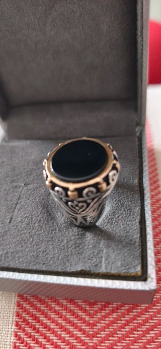 Sello para hombre estilo turco en plata 925