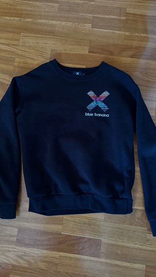 Sudadera Blue Banana Negra