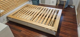 Cama Ikea 140x200 con 4 cajones