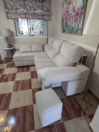 Sofá Chaise Longue Beige