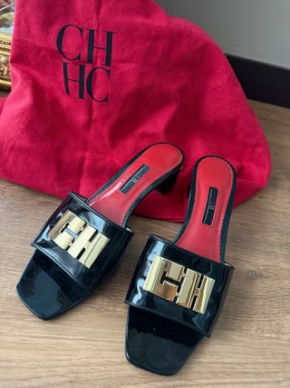Sandalias Carolina Herrera Negras