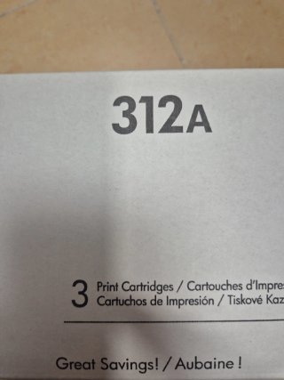 Tóner HP 312A (3 Cartuchos)