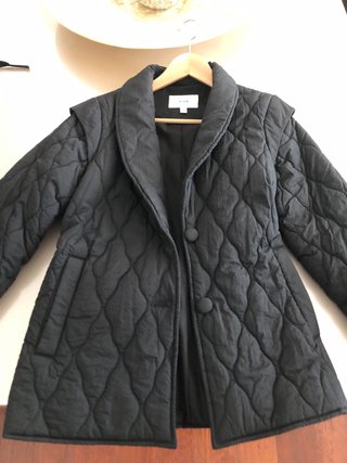 Chaqueta acolchada negra Vila