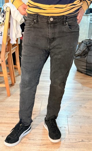 Pantalón Vaquero Negro Slim