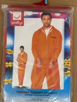 Disfraz de Presidiario Smiffys Talla L