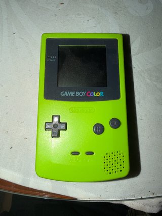 Consola Nintendo Game Boy Color Verde con juegos
