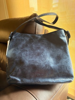 Bolso Parfois Azul Metalizado