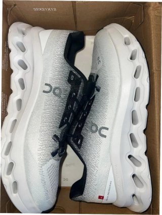 Zapatillas On Cloudmonster Negro/Blanco Talla 37