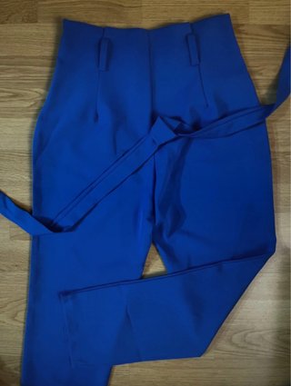 Pantalón de traje azul