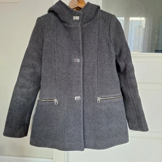 Abrigo lana Sandro Gris
