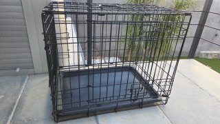Jaula para perro metálica