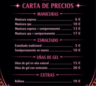 Servicios de Manicura y Esmaltado Cueva del becerr
