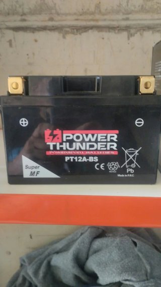 Batería para Moto Power Thunder PT12A-BS
