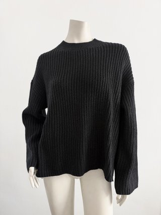 Jersey negro oversize