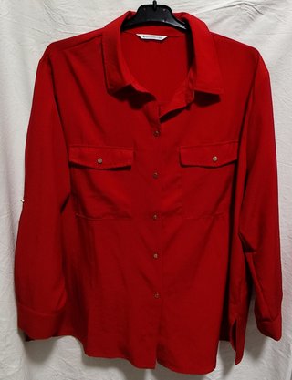 Blusa Roja Encuentro Talla 48