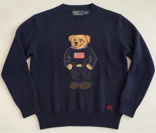 Jersey Polo Ralph Lauren Bear Azul Talla S