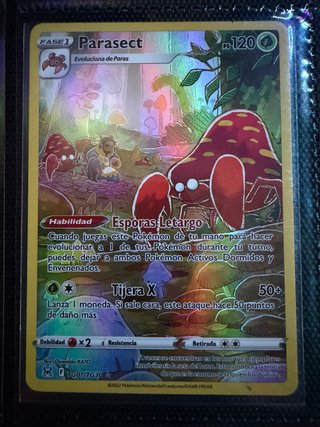 Carta Pokémon Parasect TG01/TG30