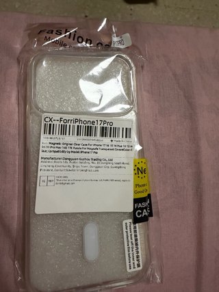 Funda Transparente para iPhone 17 Pro