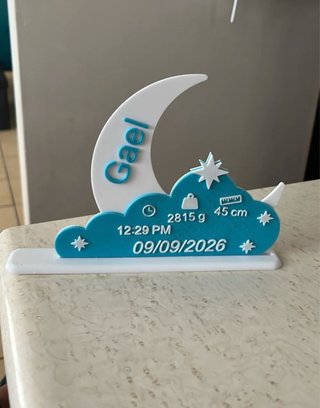 Decoración personalizada nacimiento bebé