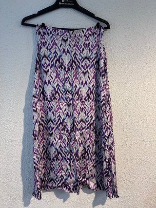 Falda Larga Estampada