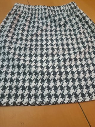Minifalda Estampado Pata de Gallo