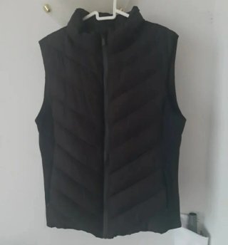 Chaleco acolchado negro
