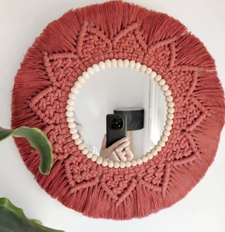 Espeje Macramé 40cm